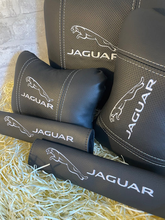 Lot Pillows  JAGUAR black Neck Support Pillow for Car Seat