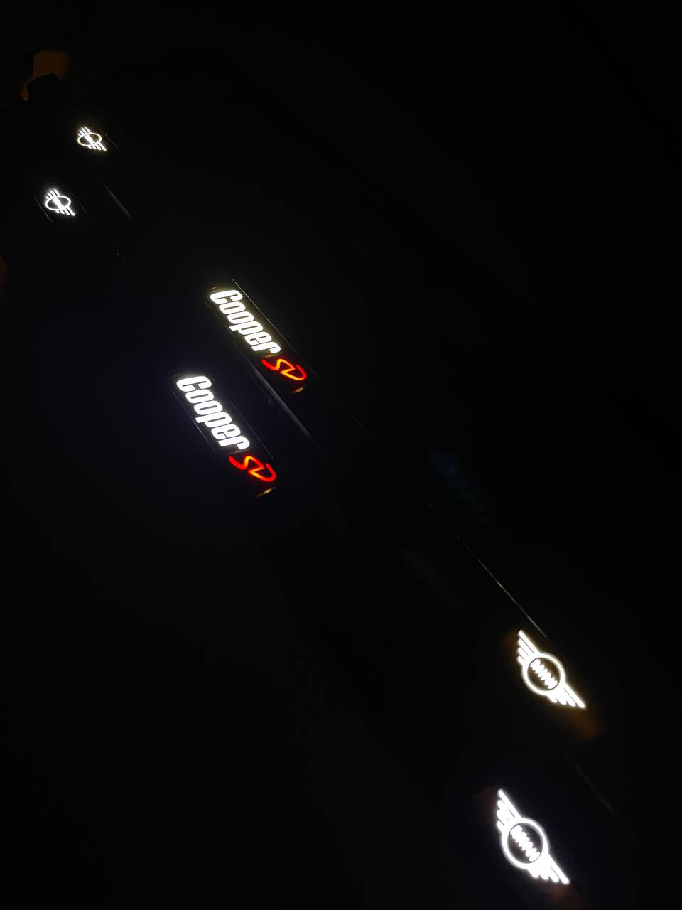 Number Plate Holder MINI Cooper SD LED Logo