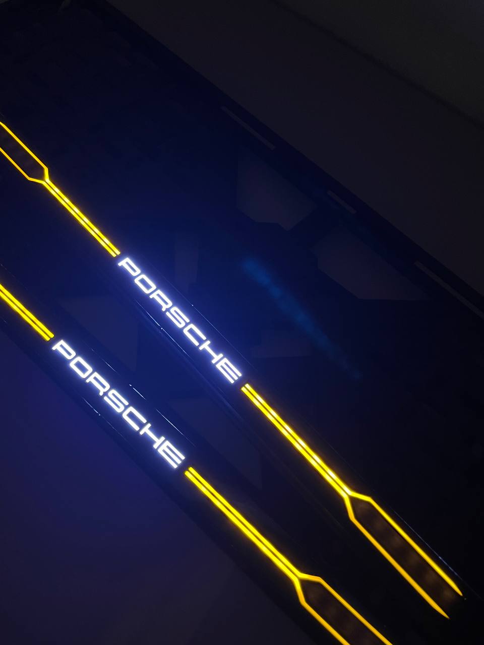 Number Plate Holder PORSCHE LED