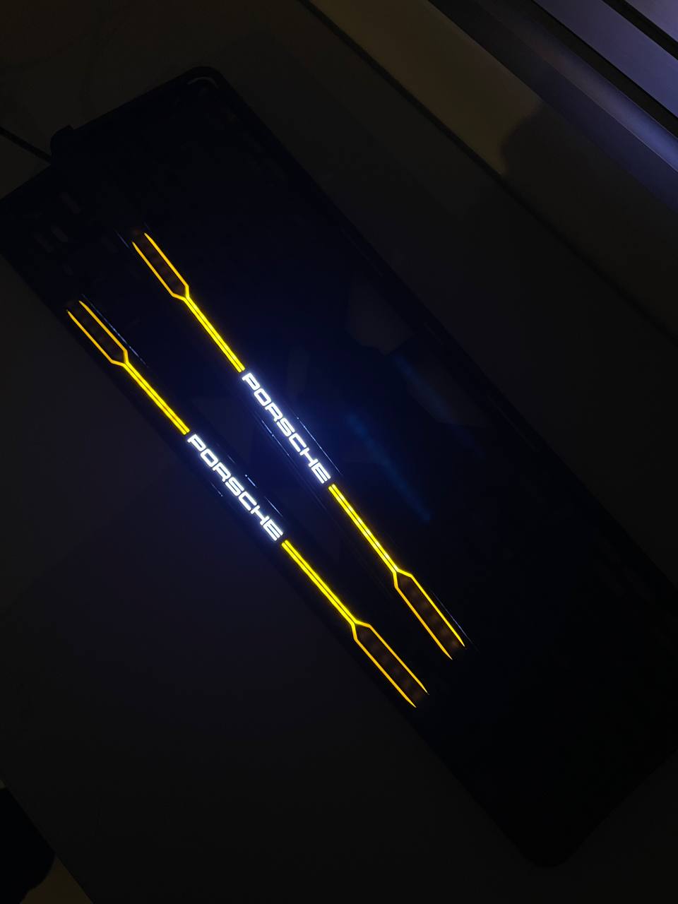 Number Plate Holder PORSCHE LED