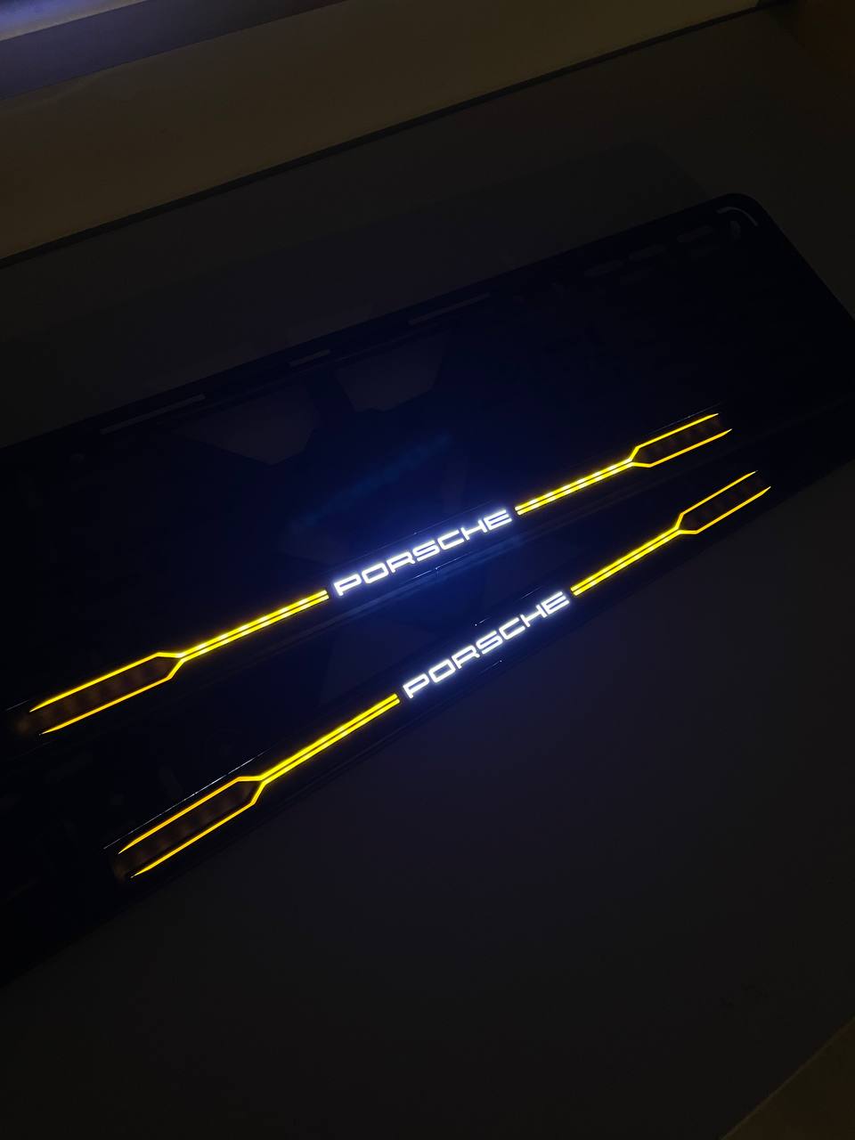 Number Plate Holder PORSCHE LED