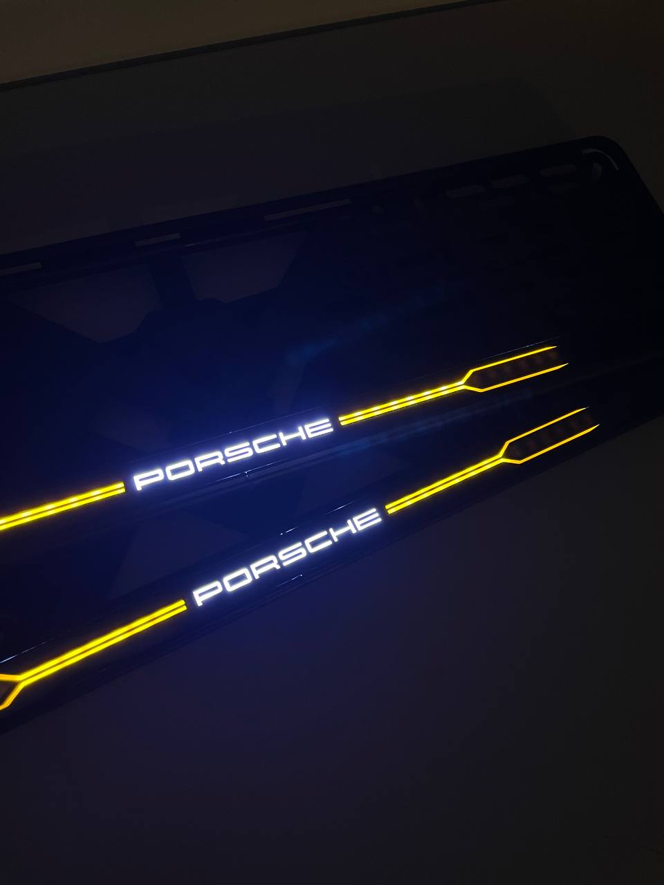 Number Plate Holder PORSCHE LED
