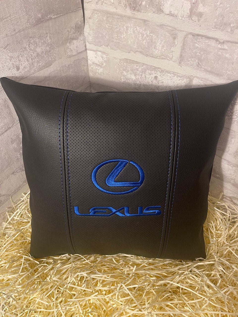 Lot Pillows  Lexus Blue Neck Support Pillow for Car Seat