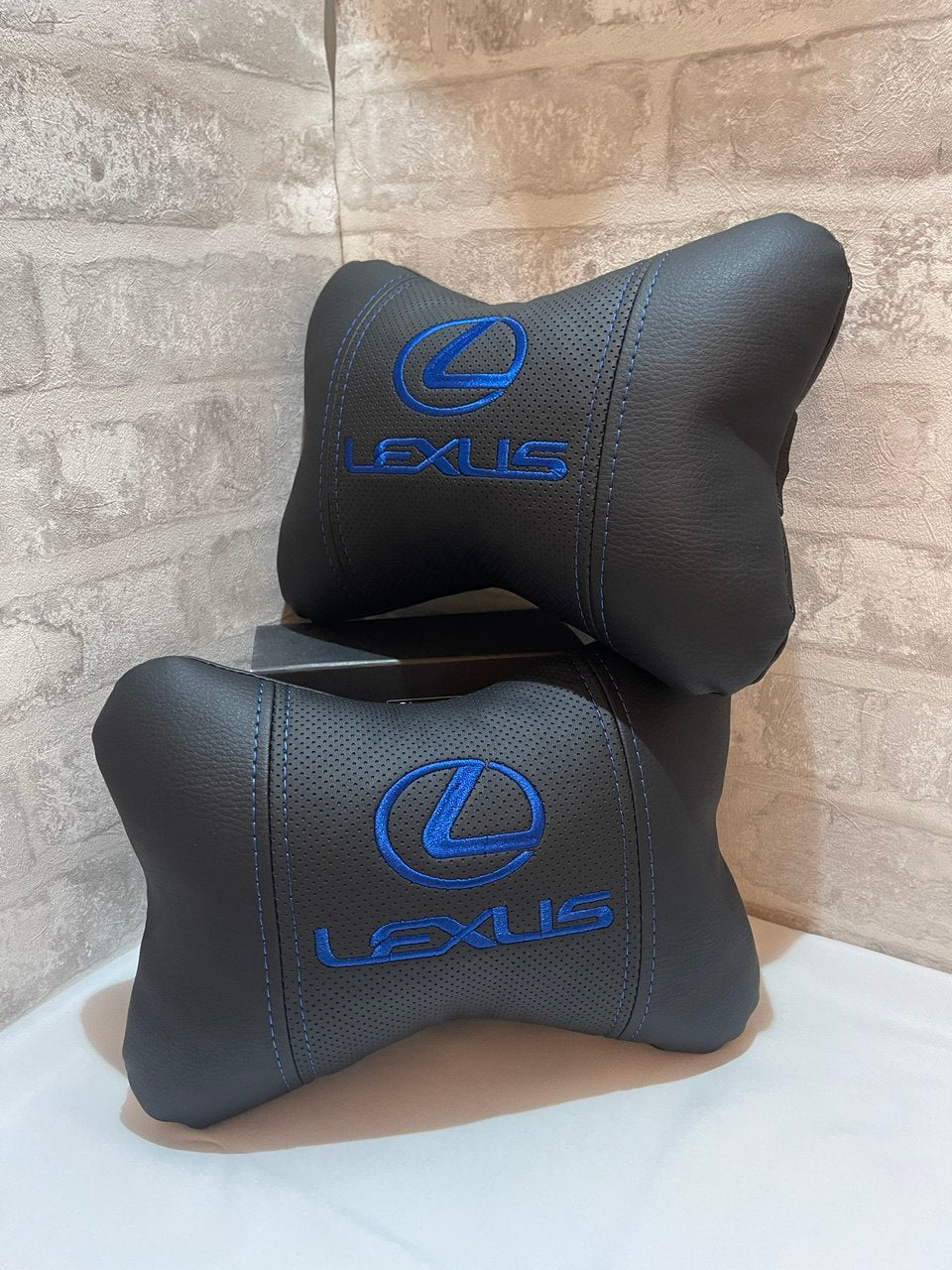 Lot Pillows  Lexus Blue Neck Support Pillow for Car Seat