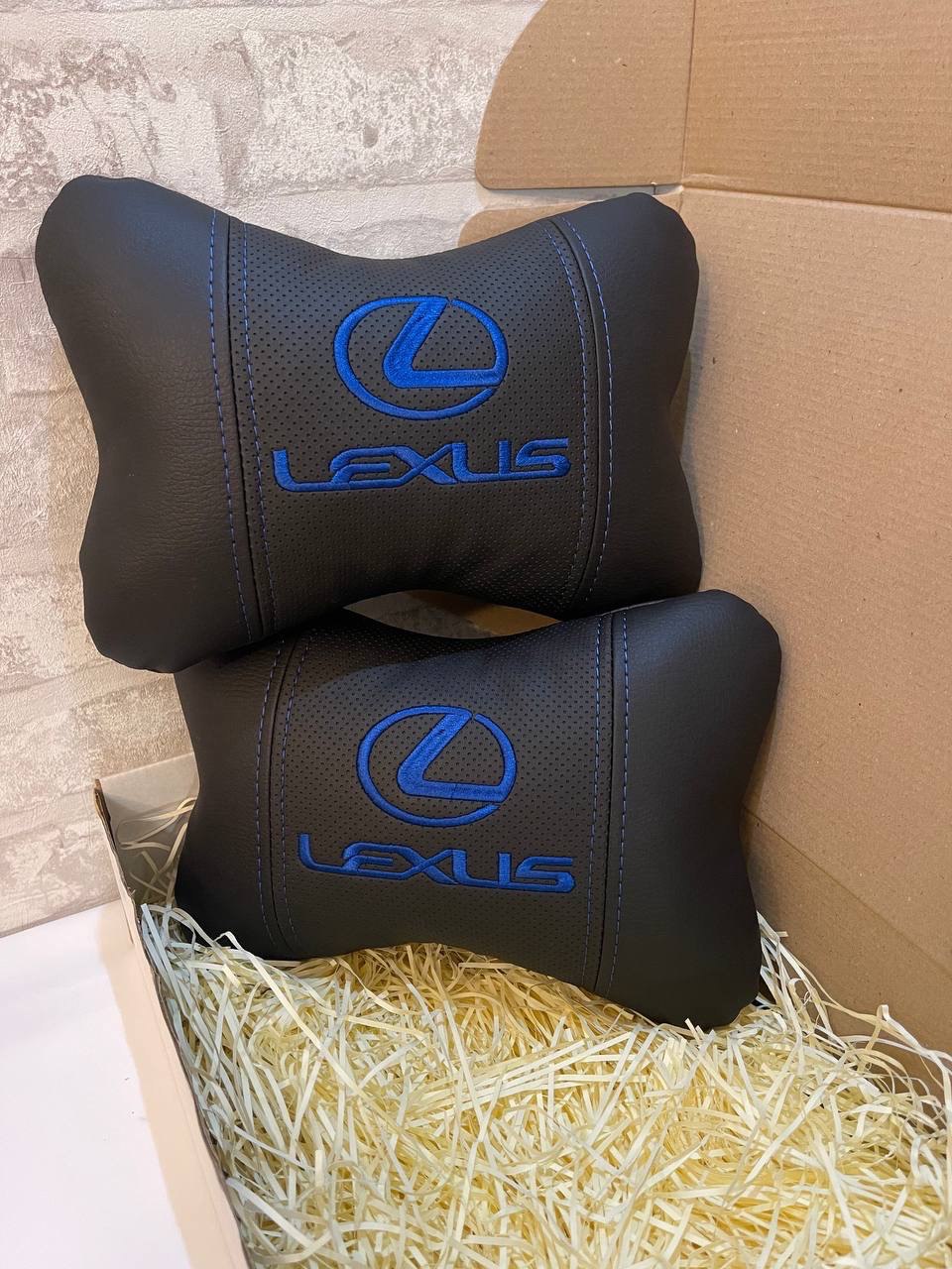 Lot Pillows  Lexus Blue Neck Support Pillow for Car Seat