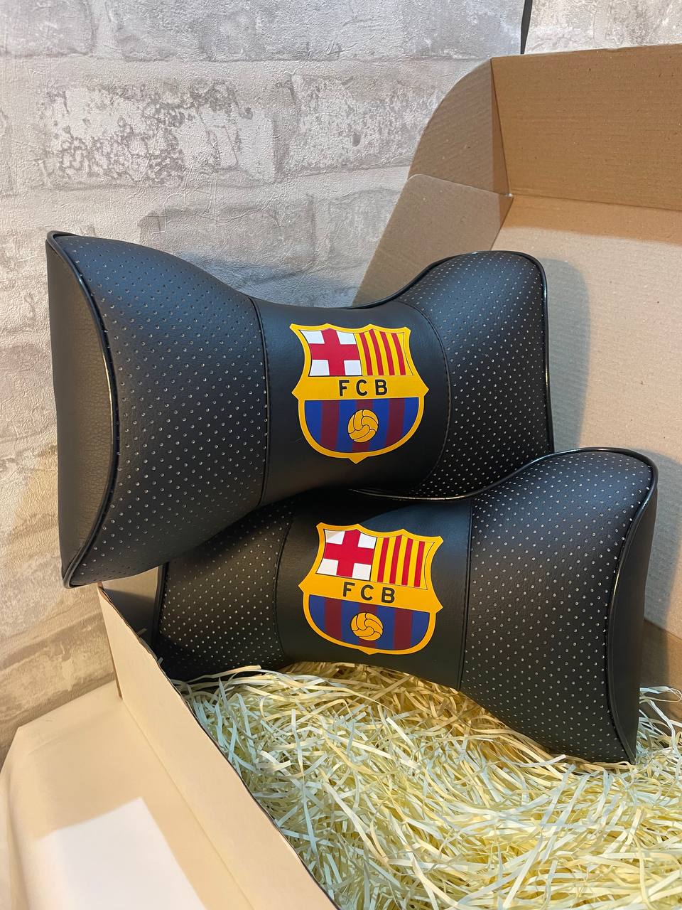 Pillows Barcelona FC Logo Neck Support Pillow for Car Seat