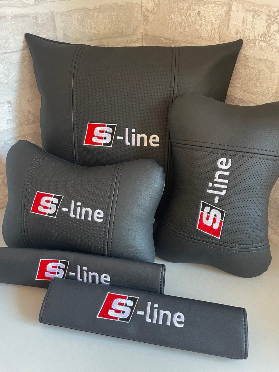 Lot Pillows  Audi S-Line Neck Support Pillow for Car Seat