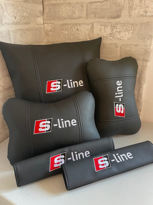 Lot Pillows  Audi S-Line Neck Support Pillow for Car Seat